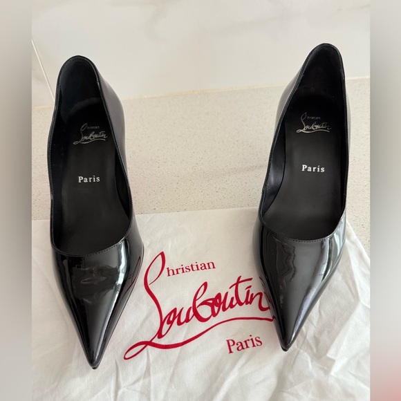 Christian Louboutin Miss Z 60MM Patent Leather Pumps EU 37 US 7 - Picture 8 of 10